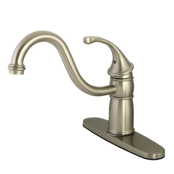8" Centerset Kitchen Faucet W/out Sprayer, Brushed Nickel